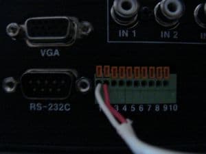 DVR RS 485 Inputs