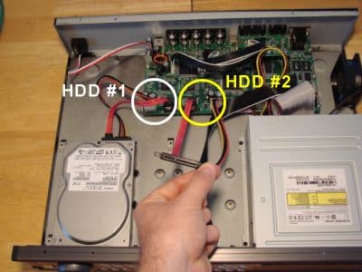 DVR Hard Drive Ports