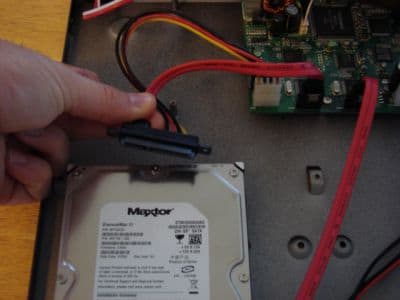 Unhook DVR Hard Drive