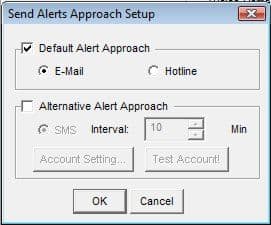 Geovision Send Alerts Approach Configuration