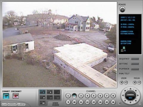 Construction Security Camera View 2