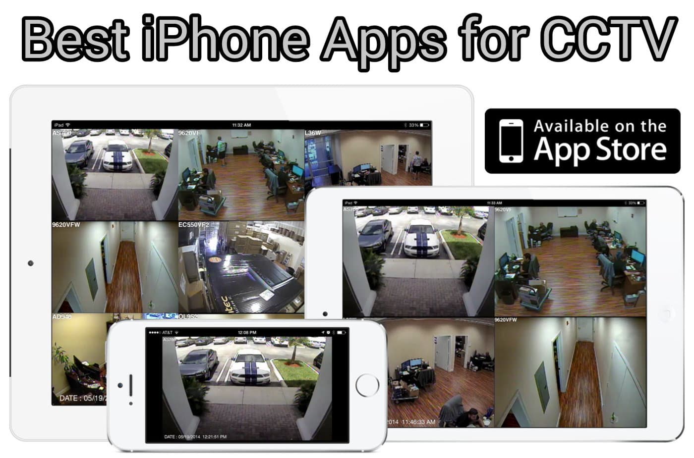 Caméra de surveillance en direct sur iPhone, iPad et iPod Touch