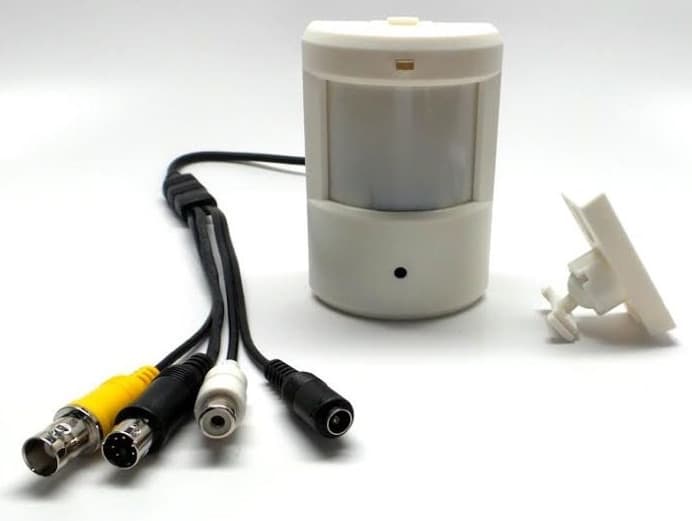motion detector security camera with audio mic