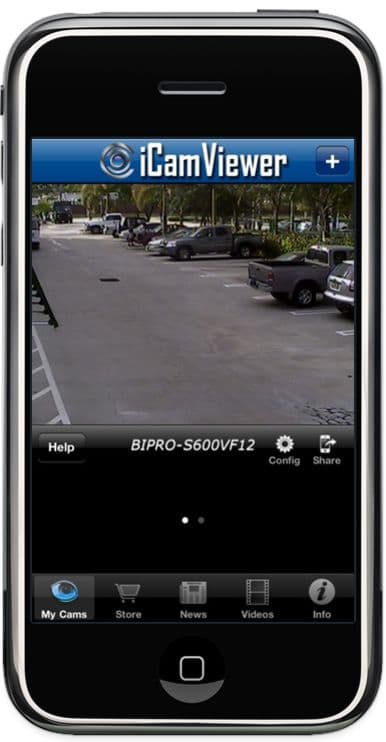 Surveillance Camera iPhone App
