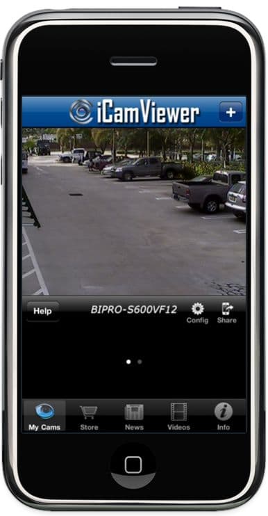 Caméra de surveillance sur smartphone iphone et android