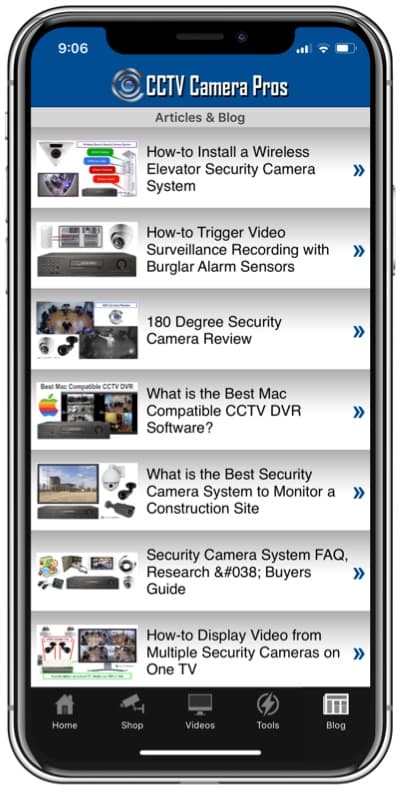 CCTV Camera Pros Mobile App