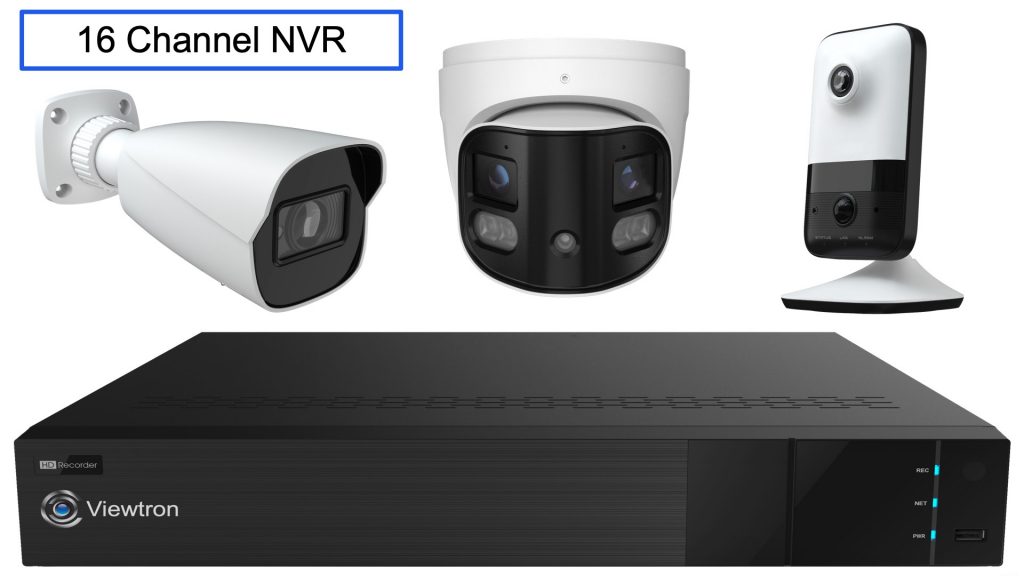 16 Channel NVR: Network Video Recorder with AI Camera Integration