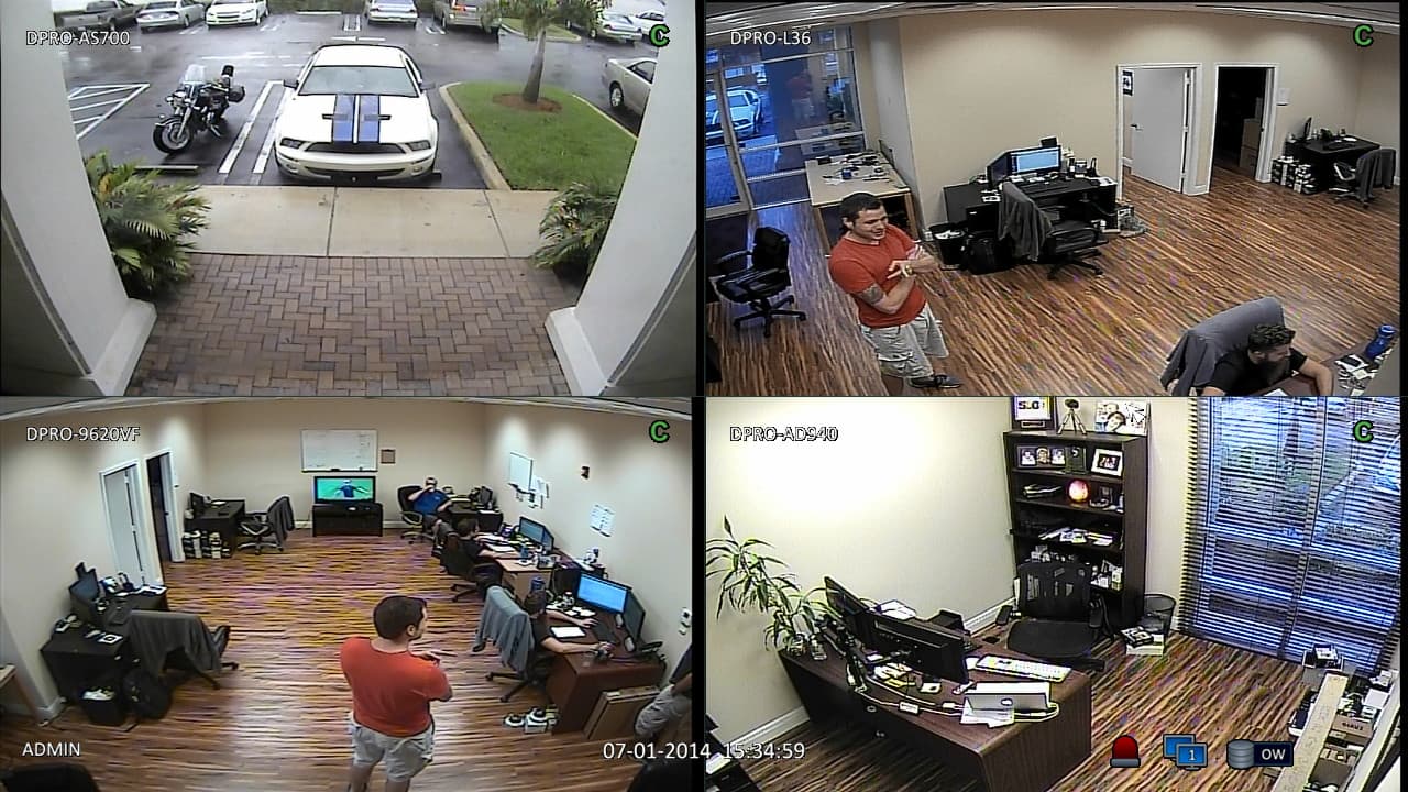 960h store security camera