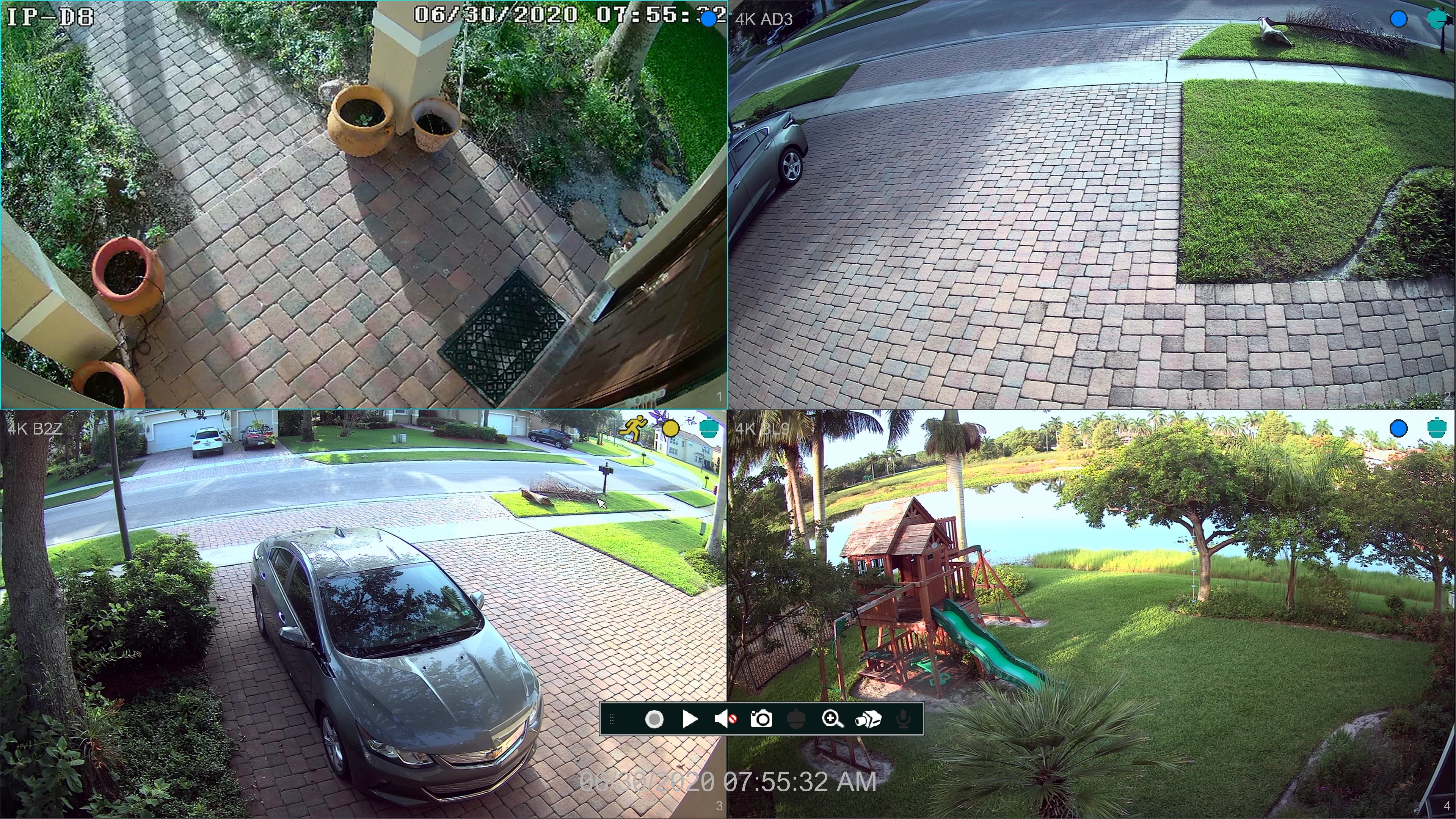 4K Security Camera DVR Hybrid CCTV HD over Coax IP Camera