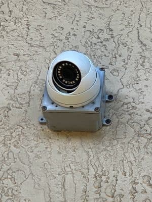 4K dome camera installation