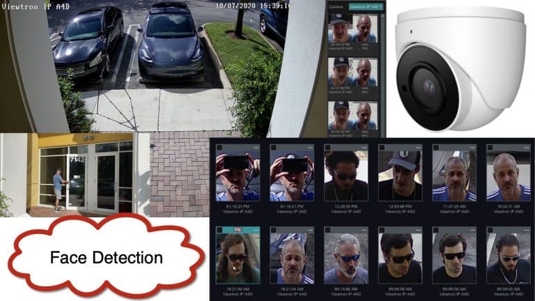 Image showcasing AI Face Recognition Security Camera
