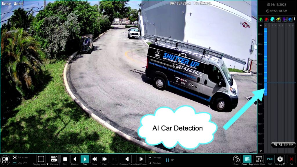AI Security Camera Car Detection