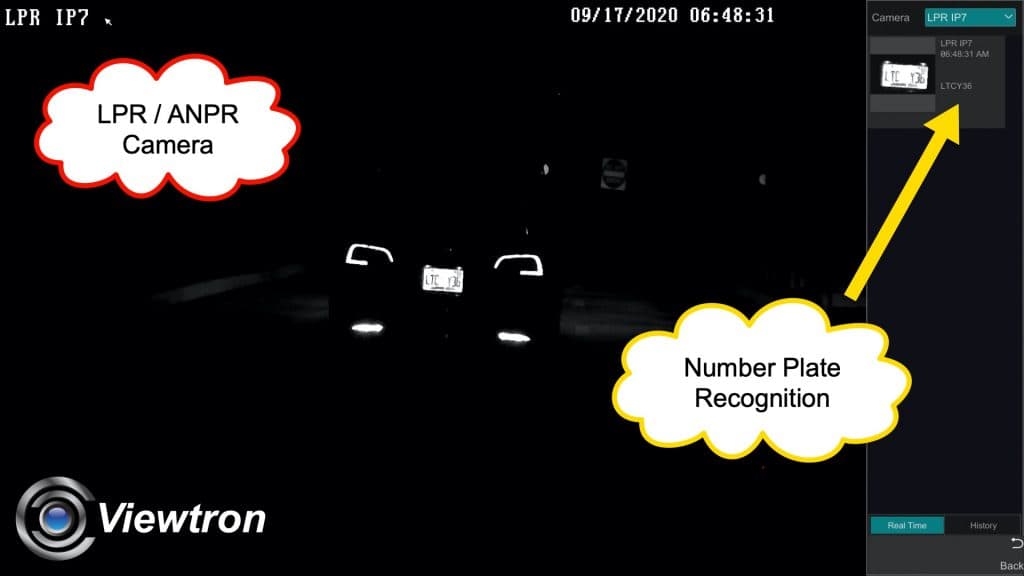 ANPR camera night