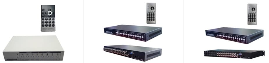 BNC camera multiplexers