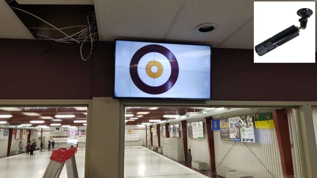 CCTV Camera Display Curling Sheet