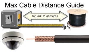 CCTV Camera Video Cable Max Length