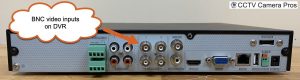 DVR BNC Connections