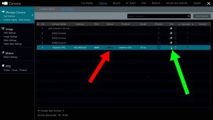 DVR IP Camera Settings Edit
