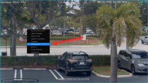 DVR PTZ Controls