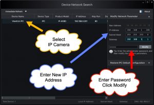 IP Camera Network Search Tool