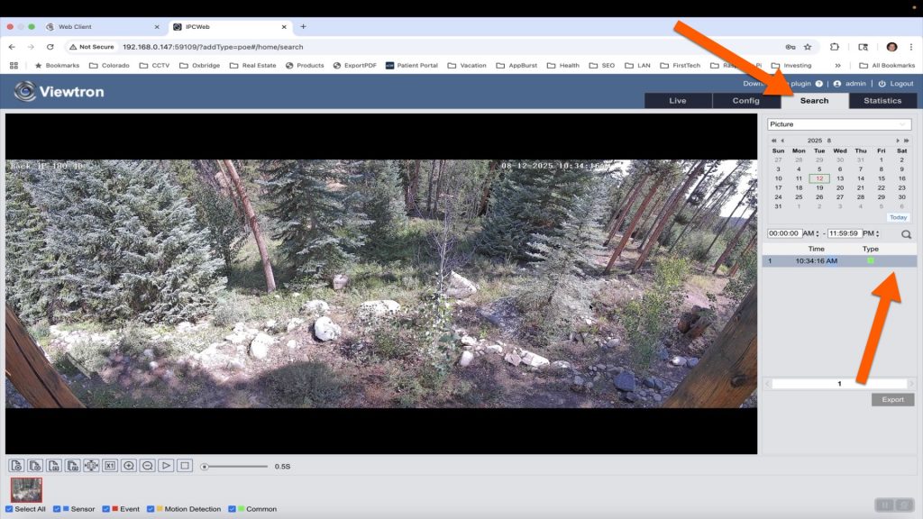 IP Camera Snapshot Image Search and Download