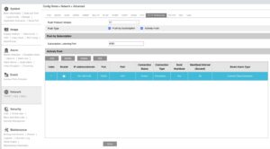 IP camera HTTP Post Settings