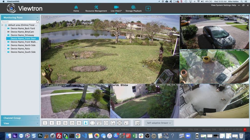 IP camera software 6ch