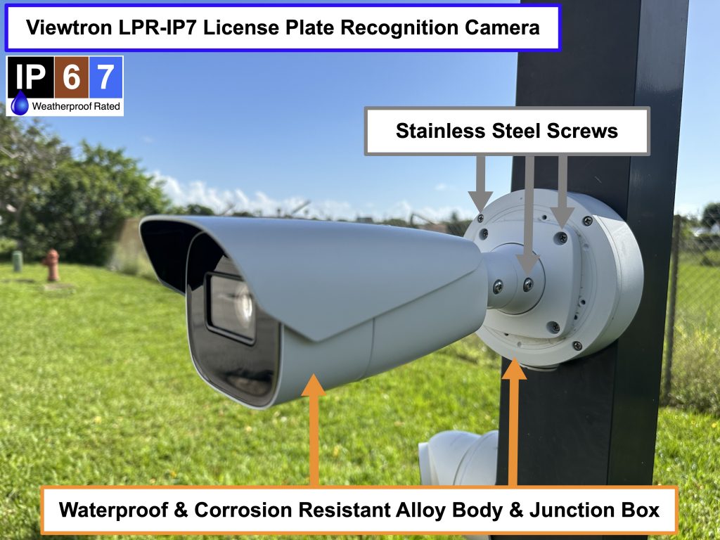 IP67 Rated LPR Camera