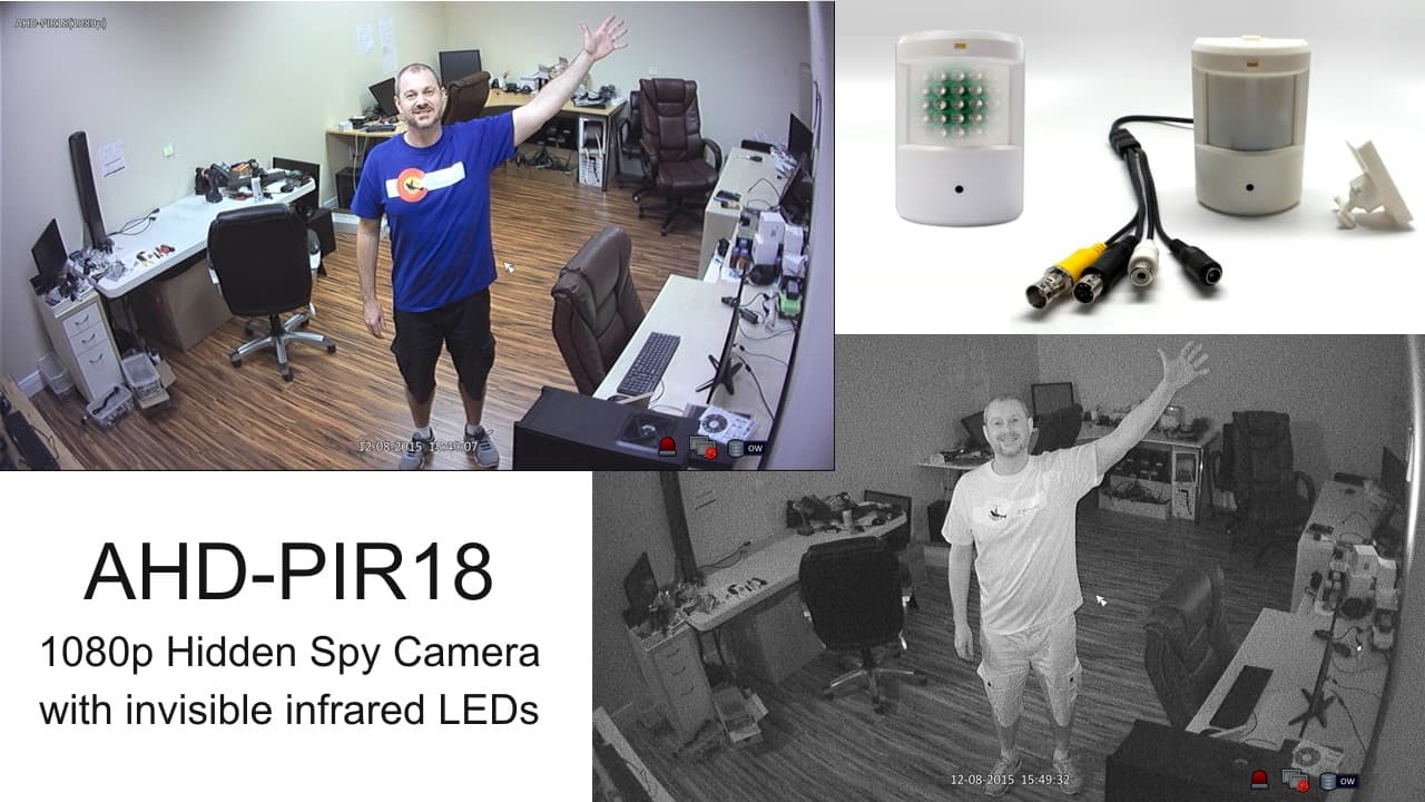 Invisible Infrared Hidden Spy Camera