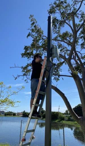 LPR camera installation