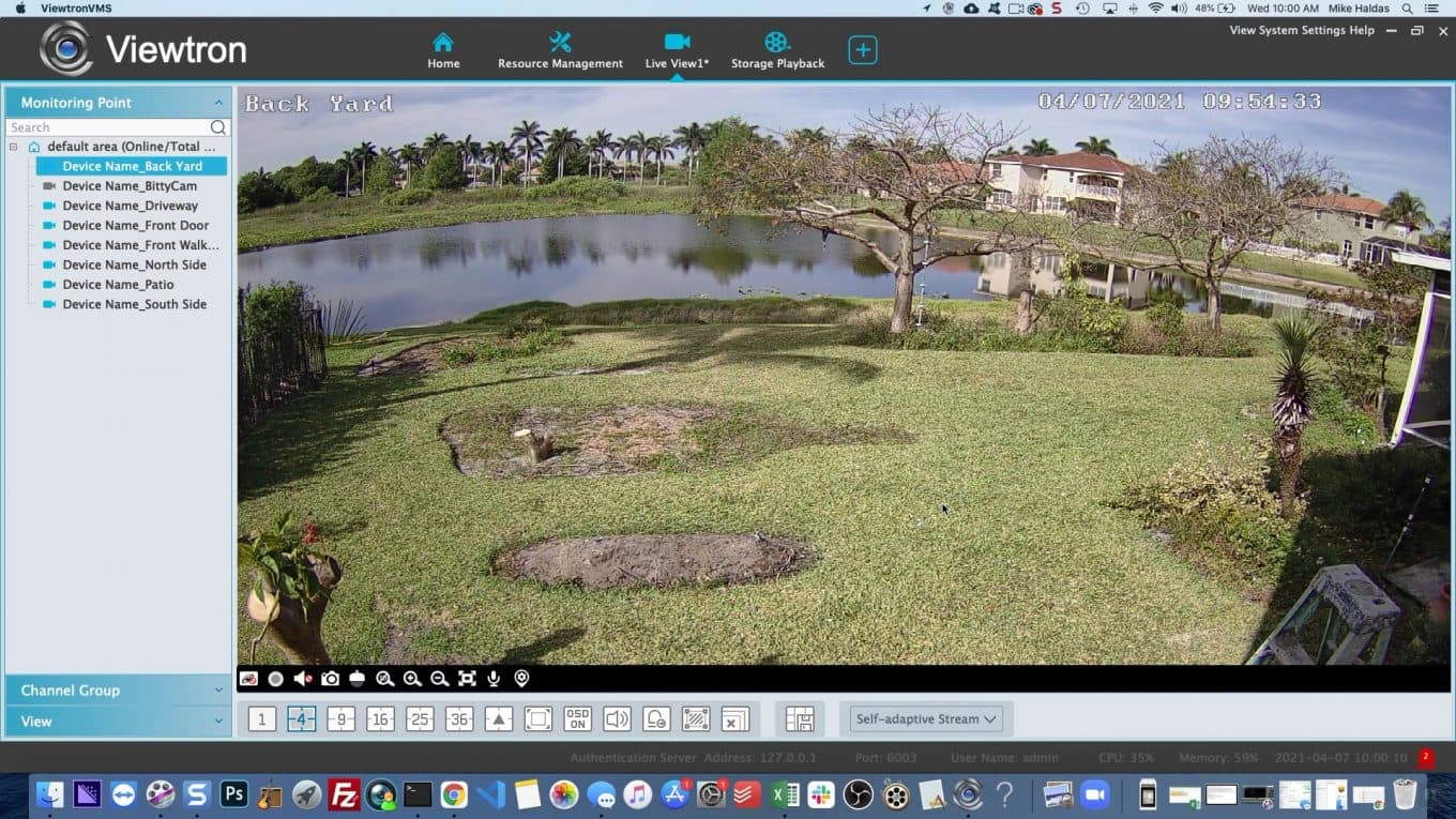 Security Camera Monitoring Software Setup & Video Demo