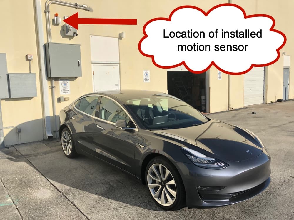 Model 3 Tesla Motion Sensor Alarm