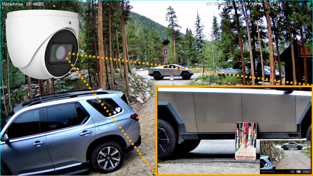 Motorized Varifocal Lens Security Camera