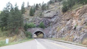 Mountain Tunnel Boulder to Nederland Colorado