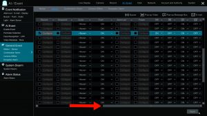 NVR Alarm Sensor Add Settings