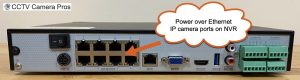 NVR PoE Ports