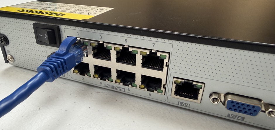 NVR PoE Ports