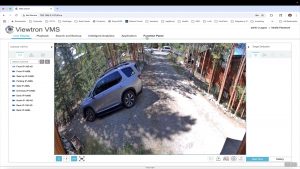 NVR functional panel settings