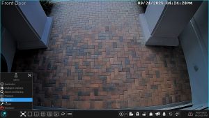 NVR Settings Menu