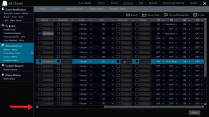 NVR virtual alarm setup 2