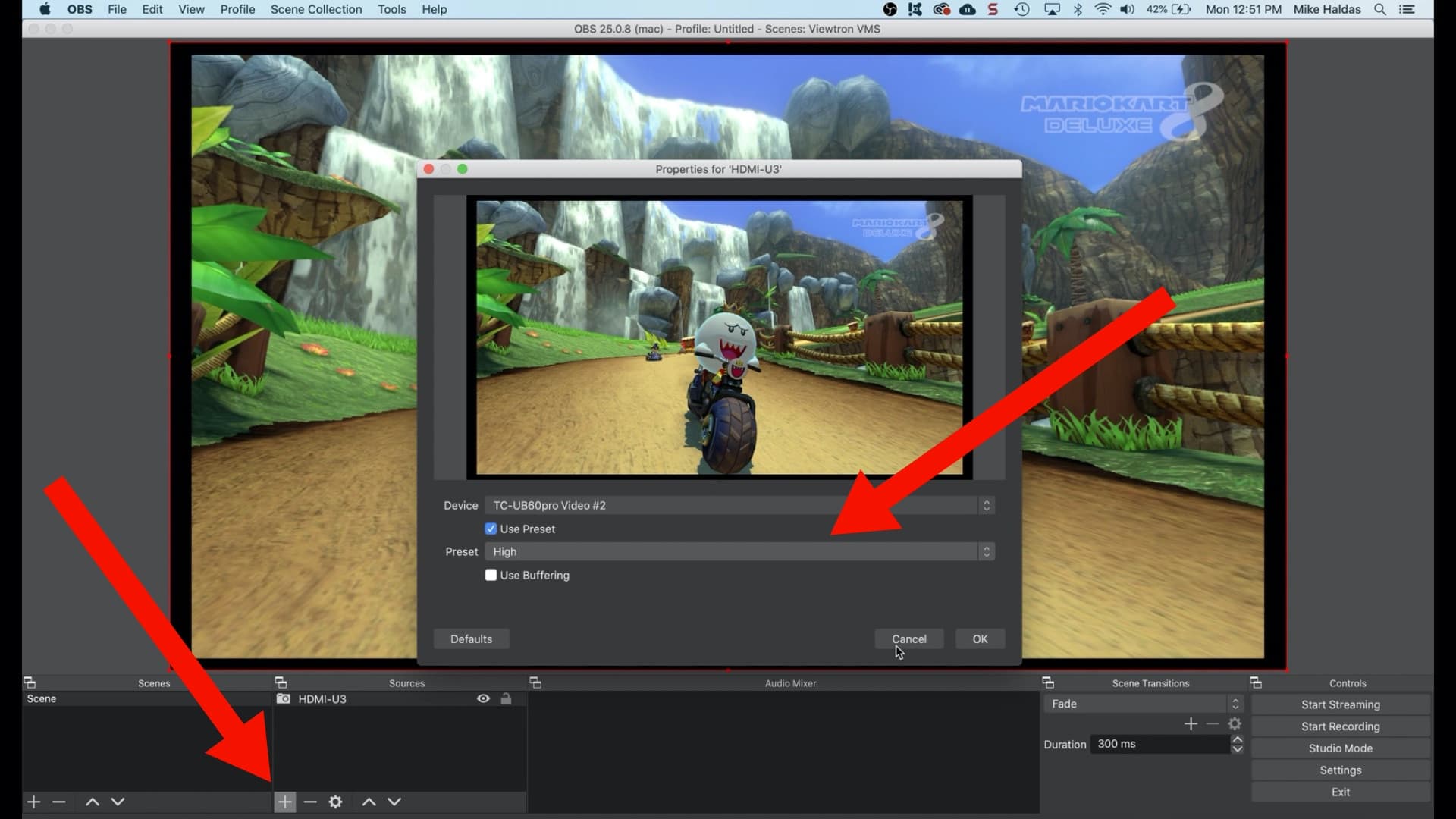 twitch how to stream with obs on mac