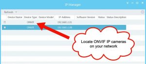 ONVIF IP Camera Network Scanner