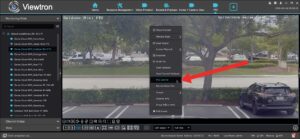 PTZ controls VMS software