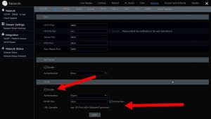 RTSP Stream URL for DVR