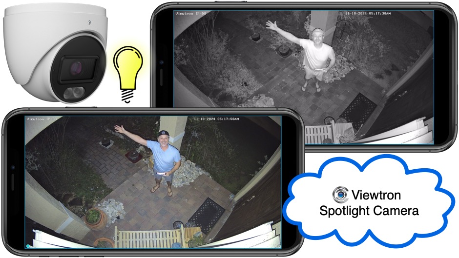 Security Camera with Light