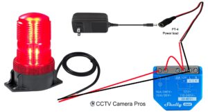 Shelly Plus 1 12V DC wiring diagram