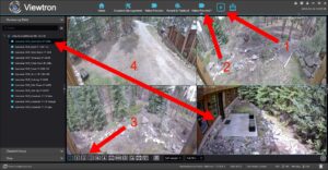 VMS software security camera live view setup