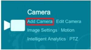 Add Hikvision camera POE-NVR