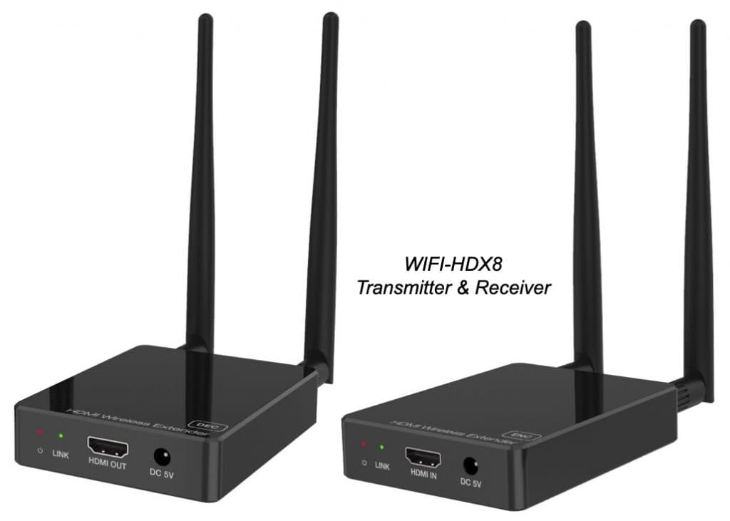 Registrering bud Pine Wireless HDMI Transmitter Receiver Kit, 1080p over WIFI, IR Remote