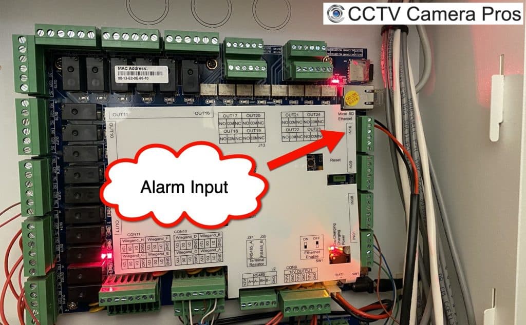 access control system panel